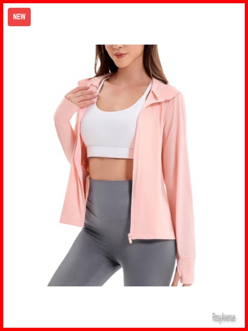 UPF 50+ Sun Protection Hoodie Breathable Cooling Athletic Long Sleeve Outdoor